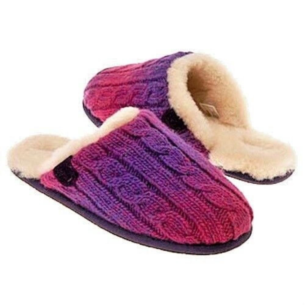 New in box UGG Kids’ Sweater Knit Scuffette Crochet Slippers